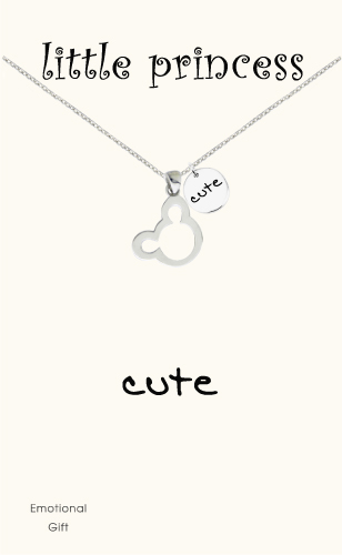 Cute little princess pendant necklace